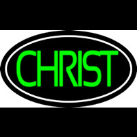 Green Christ Neon Sign