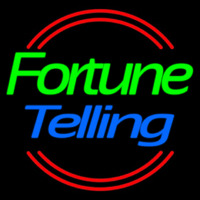 Green Fortune Blue Telling Neon Sign