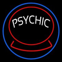 Green Psychic Logo Neon Sign