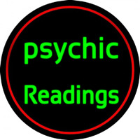 Green Psychic Readings Neon Sign