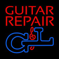 Guitar Repair Neon Sign