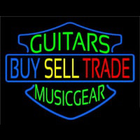 Guitars Buy Sell Trade Neon Sign