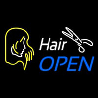 Hair Open Neon Sign