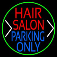 Hair Salon Parking Only Neon Sign