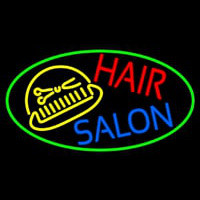 Hair Salon With Scissor And Comb Neon Sign