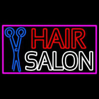 Hair Salon With Scissor Neon Sign