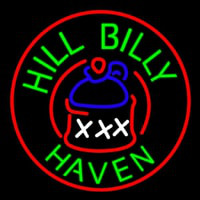 Hill Billy Haven Neon Sign