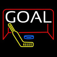 Hockey Goal Neon Sign