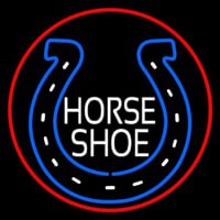 Horse Shoe Logo Neon Sign