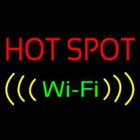 Hot Spot Wifi Neon Sign