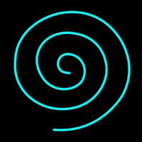 Hypnotic Spiral Neon Sign