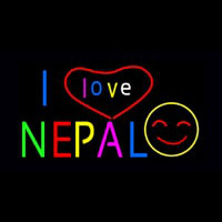 I Love Nepal Neon Sign