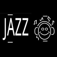 Jazz With Smiley Neon Sign