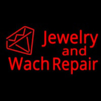 Jewelry And Watch Repair Diamond Logo Neon Sign