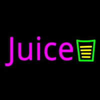 Juice & Glass Logo Neon Sign