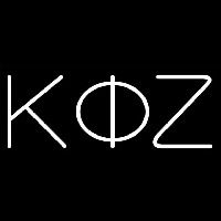 Kappa Phi Zeta Neon Sign