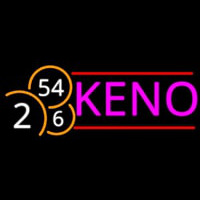 Keno With Ball 1 Neon Sign