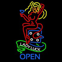 Lady Luck She Devil Neon Sign