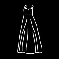 Lady Wedding Gown 1 Neon Sign