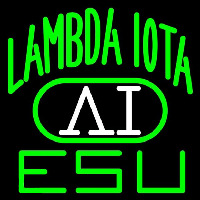 Lambda Iota Logo Neon Sign