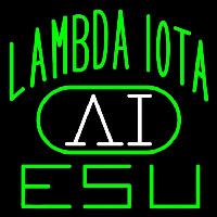 Lambda Iota Logo Neon Sign