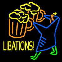 Libations Neon Sign