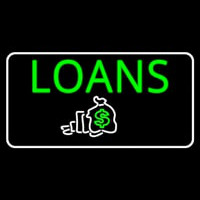 Loans With Logo Neon Sign