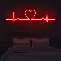 Love Beat Neon Sign