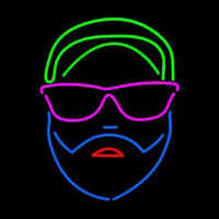 Man Face Neon Sign