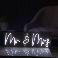 Mr and Mrs Neon Sign