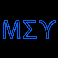 Mu Sigma Upsilon Neon Sign