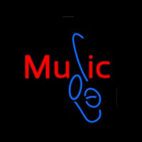 Music Blue Sa ophone 2 Neon Sign