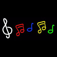 Music Logo Neon Sign