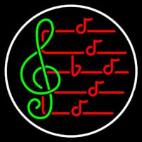 Music Note Neon Sign