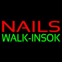 Nails Walkins Ok Neon Sign