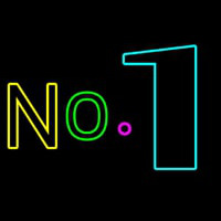 No 1 Neon Sign