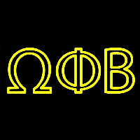 Omega Phi Beta Neon Sign