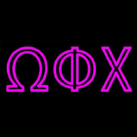 Omega Phi Chi Neon Sign