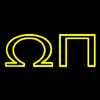 Omega Pi Neon Sign