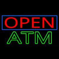 Open Atm Neon Sign