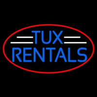 Oval Tu  Rental Neon Sign