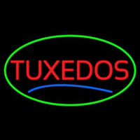 Oval Tu edos Blue Line Neon Sign