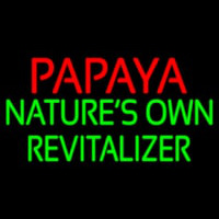 Papaya Natures Own Revitalize Neon Sign