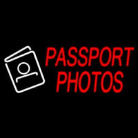 Passport Photos Neon Sign