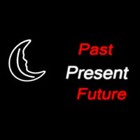 Past Present Future Neon Sign