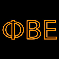 Phi Beta Epsilon Neon Sign