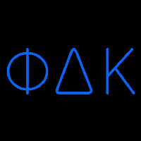 Phi Delta Kappa Neon Sign