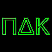 Pi Delta Kappa Neon Sign