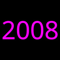 Pink 2008 Neon Sign