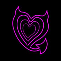 Pink Heart Neon Sign